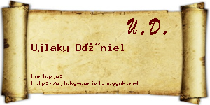 Ujlaky Dániel névjegykártya